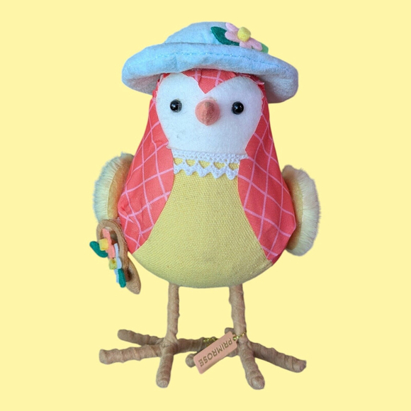 Target Spritz Featherly Friends Bird Primrose 2022 Easter Spring Figurine felt - Picture 1 of 5
